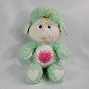 Vtg 1984 Care Bear Cousins Gentle Heart Lamb Stuffed Animal